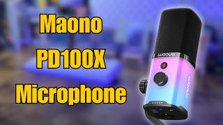 Maono PD100X Gaming Microphone  Review and Unboxing [upl. by Alledi]