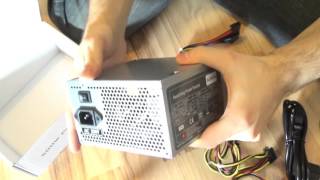 InterTech SL500A 500W PSU Unboxing amp Installation [upl. by Einafats89]