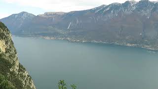 View from the Sanctuary of Montecastello  Tignale Lake Garda Italy [upl. by Nosyarg]