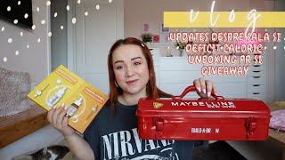 Vlog Despre deficit caloric  Unboxing PR  Giveaway  DM LIVE  zile ocupate [upl. by Yboj124]