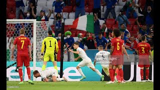 Nicolò Barella Goal Belgium vs Italy 01 [upl. by Riebling]