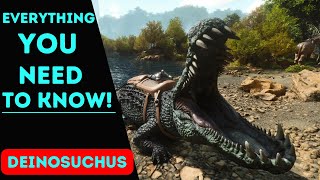 Everything you need to know  Deinosuchus  Ark Survival Ascended [upl. by Denney]