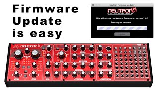 How to update firmware on Behringer Neutron Tutorial [upl. by Medlin]