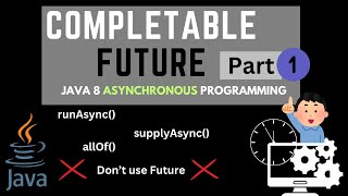 Java 8 CompletableFuture LIVE Code Demo  Tutorial  runAsync supplyAsync  Async  Part 1 [upl. by Eenerb356]