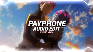 payphone  maroon 5 ft wiz khalifa edit audio [upl. by Ruscher]