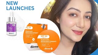 New Skincare Launches  The DermaCo Sunscreen Compact amp 15 Vitamin C Serum [upl. by Ihculo]