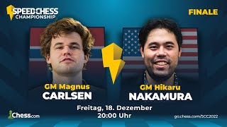 FINALE DES SCC  Magnus Carlsen vs Hikaru Nakamura [upl. by Mortensen]