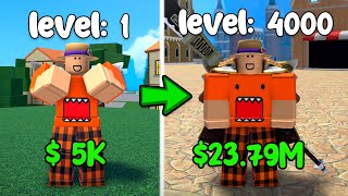 Noob To Pro In King Legacy  ROBLOX [upl. by Seaddon]