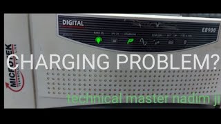 MICROTEK INVERTER EB 900 NOT CHERGING [upl. by Naivat557]