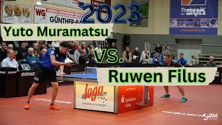 Yuto Muramatsu vs Ruwen Filus   Full Match  Short Form with Replays  TTBL 2023 [upl. by Moran]