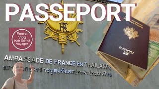 Comment renouveler son passeport en Thaïlande  Ambassade de France  Expatriation Thaïlande [upl. by Raquel]