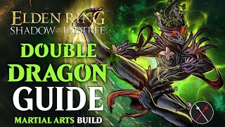 Danes Footwork Poison Build  Double Dragon Shadow of the Erdtree Build Elden Ring Build [upl. by Ynohtnacram]