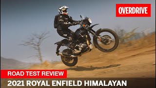 2021 Royal Enfield Himalayan road test review  OVERDRIVE [upl. by Sabelle]