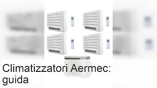 Condizionatori e split system Aermec recensioni istruzioni per il pannello di controllo [upl. by Nosemyaj]