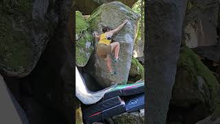 Trap Door V4 Short Beta  Squamish Bouldering [upl. by Yatnohs]