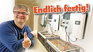 XXLEnergiespeicher mit 30 kWh SELBST gebaut 👉 Alle Details zur Anlage in diesem Video [upl. by Einahteb]