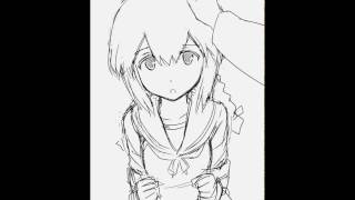 cute kawaii anime girl  line art short animation [upl. by Aret]