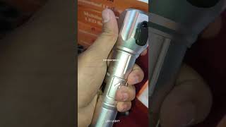 Rechargeable LED Torch With Powerbank  discounterspk [upl. by Anaujik]