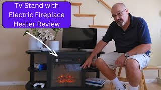 🔥 TV Stand with Electric Fireplace Heater Review 🔥  Cozy Living Room Upgrade 🛋️ [upl. by Goldie975]