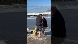 Lifeguard Saved during rogue wave [upl. by Behm]