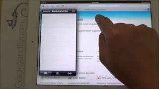 iOS Tutorial  Remove Suggested Sites and Web Slice Gallery Bookmark From Safari [upl. by Alyal]