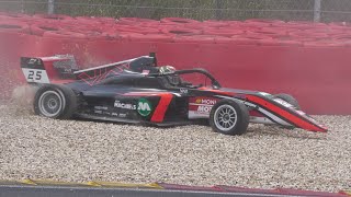 25H Spa VW Fun Cup 2022  F4 Spain  CRASHES SPIN  HARD RACING [upl. by Eehc]