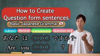 Learn Japanese  Mastering Basic Japanese questions and answers Lesson for Japanese beginners [upl. by Bopp569]