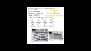 Walmart air conditioner review Ktaxon WiFi Wnabled 10000BTU 110V 1050W Mechanical Window ❄️ [upl. by Flanna]