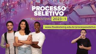 Processo Seletivo 20231  IF Sudeste MG [upl. by Betteann]