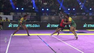 Khel Kabaddi  Super Tackler Sandeep Narwals Body Tackle [upl. by Steep]