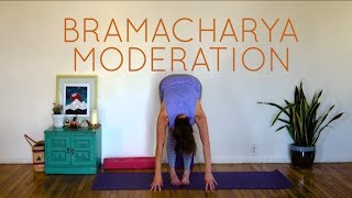 BRAHMACHARYA – moderation Yoga Philosophy in Practice [upl. by Zoa]