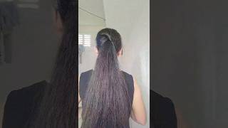 Ponytail hairstyle Ponytail hair amazinghacks hacks amazinghacks hair hairstyle viral [upl. by Wasson]