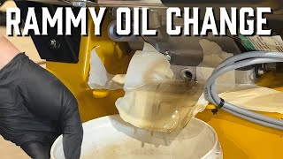 Rammy Snowblower Oil Change and End of Season Tips [upl. by Jud752]