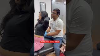 Renovated chiropractic treatment chiropractic chiropractickalyan chiropractor [upl. by Ruosnam]