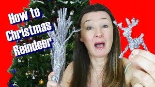 How to Make a Christmas Reindeer Ornament 🦌 [upl. by Hairu70]