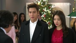 이민호 박신혜 손잡고 파티 참석 상속자들 19회 [upl. by Eberhart]