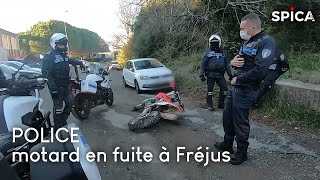 Frayeur à Fréjus  motard en fuite [upl. by Odnam]