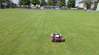 Kress RTKn KR233E Mähroboter Erfahrungen am Sportplatz [upl. by Ardnuhsed]