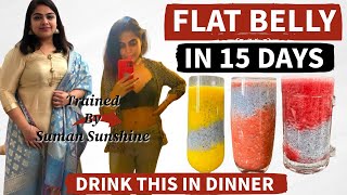 Get Flat Belly In 15 Days  Flat Stomach  Lose Belly Fat  3 Healthy Smoothies In Hindi Fat to Fab [upl. by Farley880]