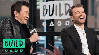 Pilou Asbaek And Chin Han On quotGhost in the Shellquot  BUILD Series [upl. by Aitnuahs]