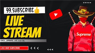 CRACK GAMING is live free fire live stream video ❤️❤️ [upl. by Falcone]