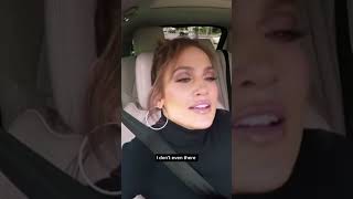 JLO on carpool karaoke jlo carpoolkaraoke celebrity celeb jenniferlopez [upl. by Nylatsyrc]