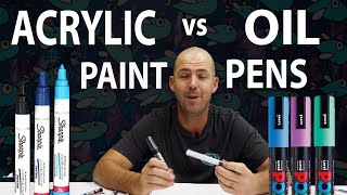 PAINT Vs PAINT PENS [upl. by Fitalludba]