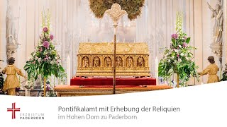 Live Pontifikalamt mit Erhebung der Reliquien des hl Liborius [upl. by Prince491]