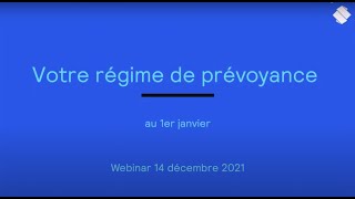 Webinaire DLR AG2R  Régime prévoyance 2022 [upl. by Akeylah917]