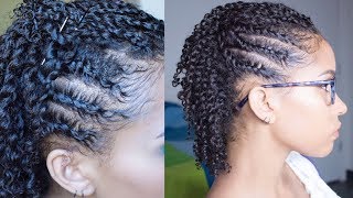 Mini Twists Hairstyle on NATURAL HAIR  PROTECTIVE STYLE [upl. by Samid]