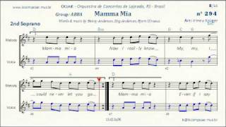 Mamma Mia   2nd Soprano [upl. by Ayotak]