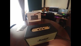 Marshall Stanmore II  Unboxing and Quick Review Greek [upl. by Eirolav325]