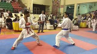 KARATE KUMITE FIGHT [upl. by Eugor]