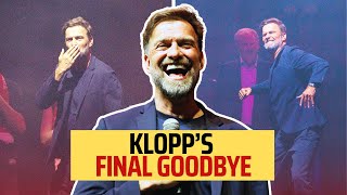 Jurgen Klopps FINAL speech to Liverpool fans amp sings his song [upl. by Ailema]